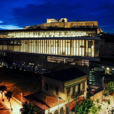 Acropolis Amazing Balcony View 3 Minutes Walking To The Museum Apartment Athena Bagian luar foto