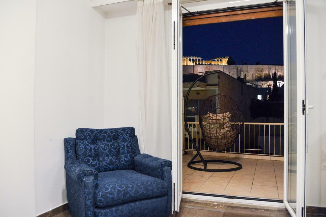 Acropolis Amazing Balcony View 3 Minutes Walking To The Museum Apartment Athena Bagian luar foto